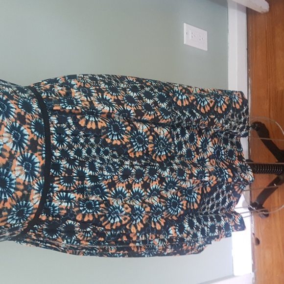 Kensie linen rayon blend summer dress. Size Large - Picture 3 of 9